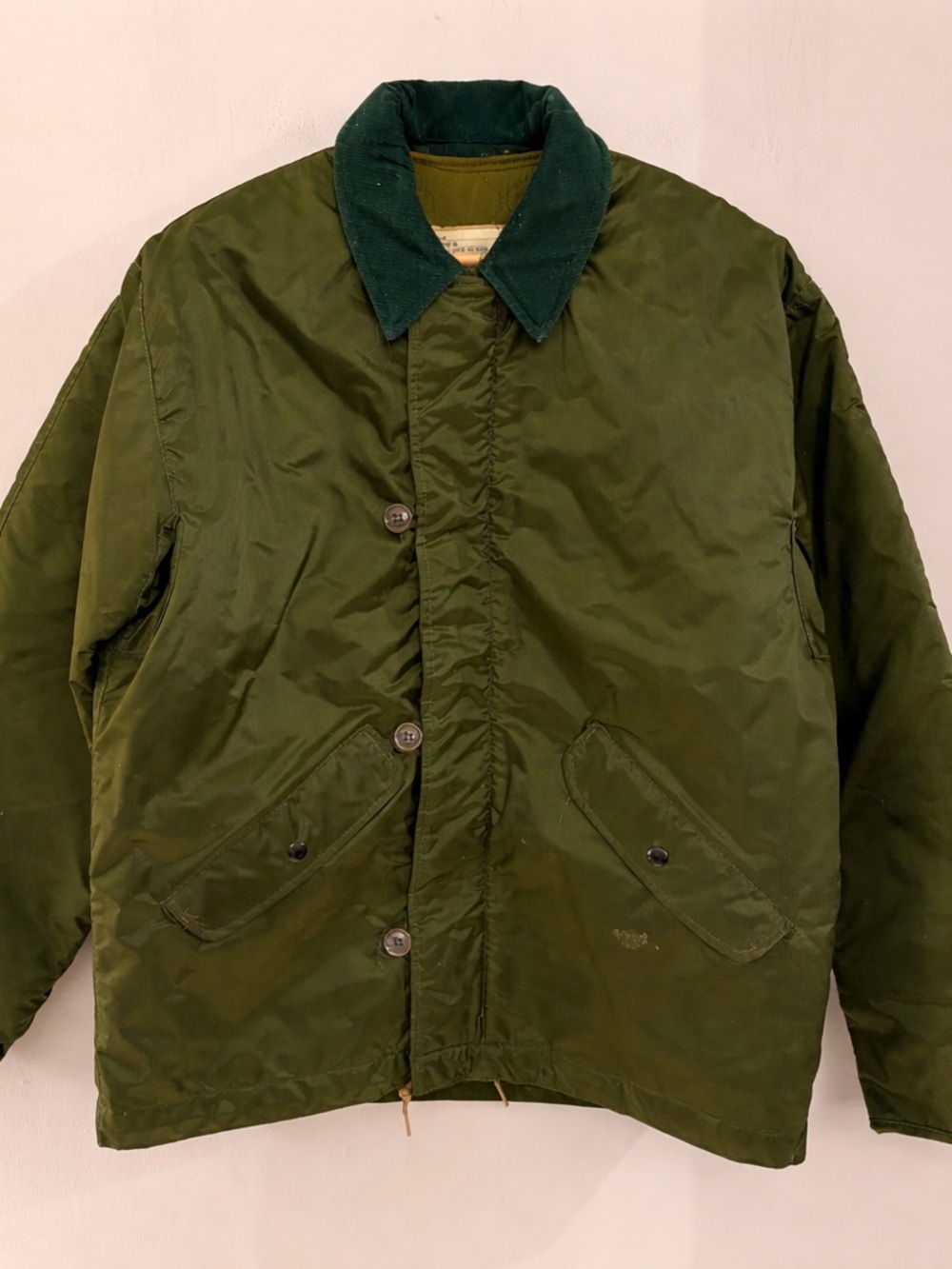 Vintage 1980 Alpha Industries Military Cold Weather Jacket Size Medium